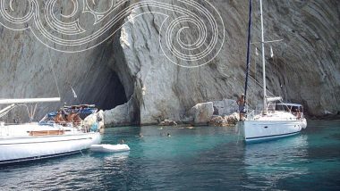 Immagine di due barche a vela in una baia durante un momento di una crociera in Croazia - Skipper Armatori